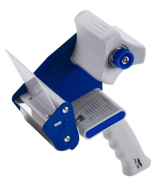 Heavy Duty Packaging Tape Dispenser, 2 Inch Tape Gun with Clear Tape, Packaging Tape Dispenser(blue) V1192-AZ-W-2675