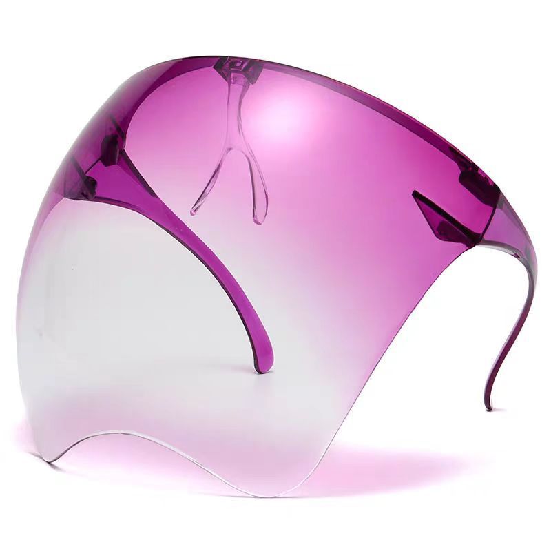 Gradient purple Tinted/Ombre Face Shield Full Cover Visor Glasses/Sunglasses (Full face goggles, protective V1192-AZ-W-2682