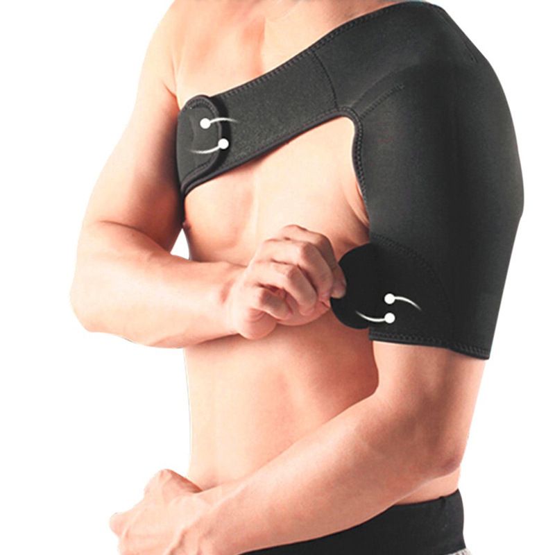 Shoulder Support Brace with Pressure Pad for Men Women, Adjustable Shoulder Brace for Torn Rotator Cuff, V1192-AZ-W-2684