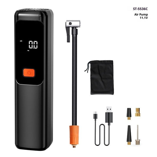 Tire Inflator Portable Air Compressor Cordless Rechargeable Digital Car Tire Pump for Car, Motorcycle, V1192-AZ-W-2687