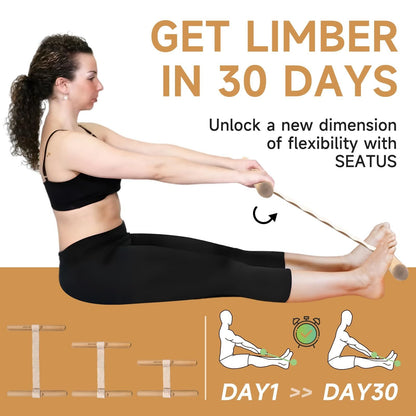 Stretching Tool - 2-in-1 Flexibility & Back Trainer | Daily Mobility & Pain Relief | Compact Stretch Aid for V1192-AZ-W-2690