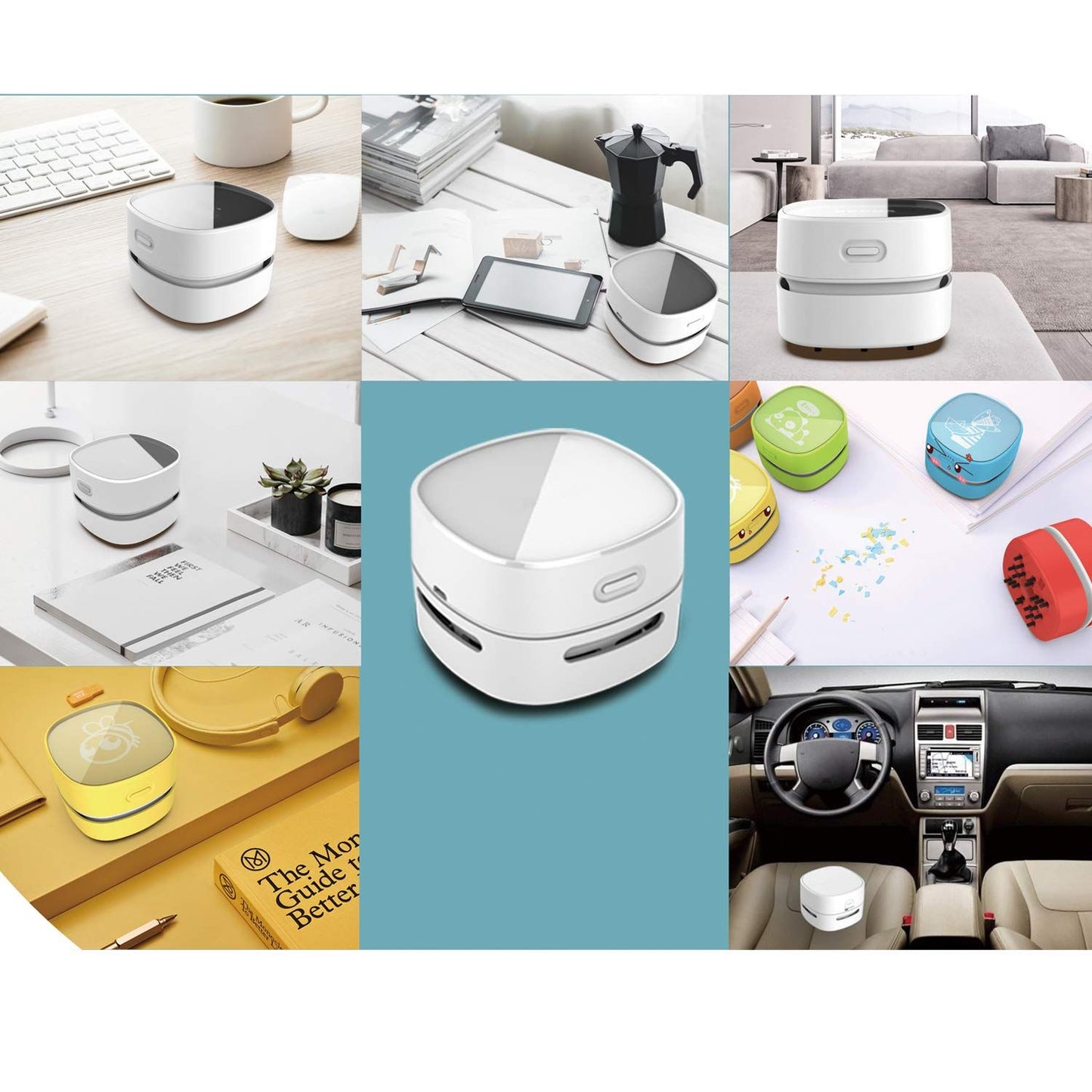 Vacuum Cleaner, Mini Table dust Sweeper Energy Saving,High Endurance mins, Rotatable Design for V1192-AZ-W-2692