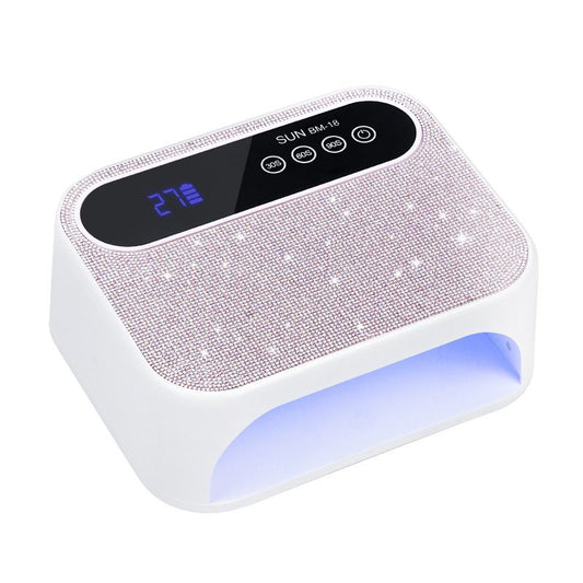 Cordless Nail Lamp, Rechargeable UV Nail Lamp for Gel Nails, LED Nail Lamp with 3 Timer Modes, Gel Nail Light V1192-AZ-W-2696