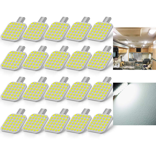 Super Bright T10 2835 36SMD LED Bulbs for 12V RV Ceiling Dome Light RV Interior Lighting Trailer Camper, V1192-AZ-W-2702
