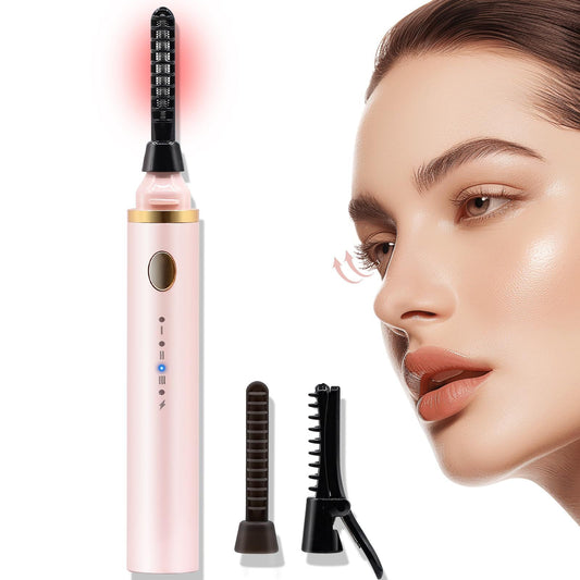 360 degrees Heated Lash Brush Rechargeable with 3 Brush Heads & 3 Temp & 5s Fast V1192-AZ-W-2711