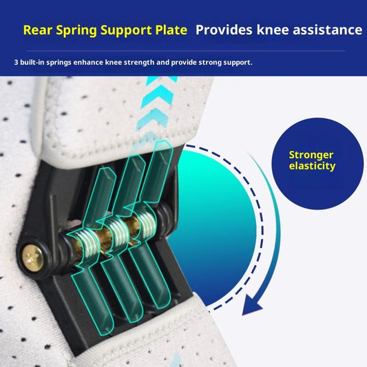 Spring-Powered Knee Support Brace - Boost Joint Assistance for Stairs, Squats & Daily Mobility - Ergonomic V1192-AZ-W-2719