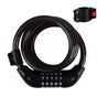 Bike Lock, Bike Locks Cable, High Security 5 Digit Resettable Combination Coiling Bicycle Lock, Heavy Duty V1192-AZ-W-2727