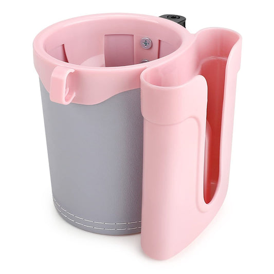 Bike Cup Holder with Cell Phone Holder Key Holder for Bicycle Motorcycle Scooter Scooters, Grey Pink Grey Pink V1192-AZ-W-2729
