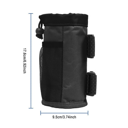 Cup Holder, Bike Water Bottle Holder for E Scooters & E-Bikes - Adaptable, No-Screw Installation, Mesh V1192-AZ-W-2734