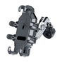 Motorcycle Phone Mount Holder - Motorcycle Cell Phone Mounts, Adjustable Bike Phone Holder,Black (handlebar V1192-AZ-W-2743