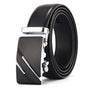 Men's Automatic Belt Leather Business Casual Style Slide belt, for men Slide Belt Strap Automatic Leather V1192-AZ-W-2745