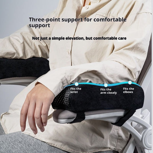 Thick Memory Foam Office Chair Arm Pads - Office Chair Armrest Covers Provide Elbow Cushion and Relieve V1192-AZ-W-2749