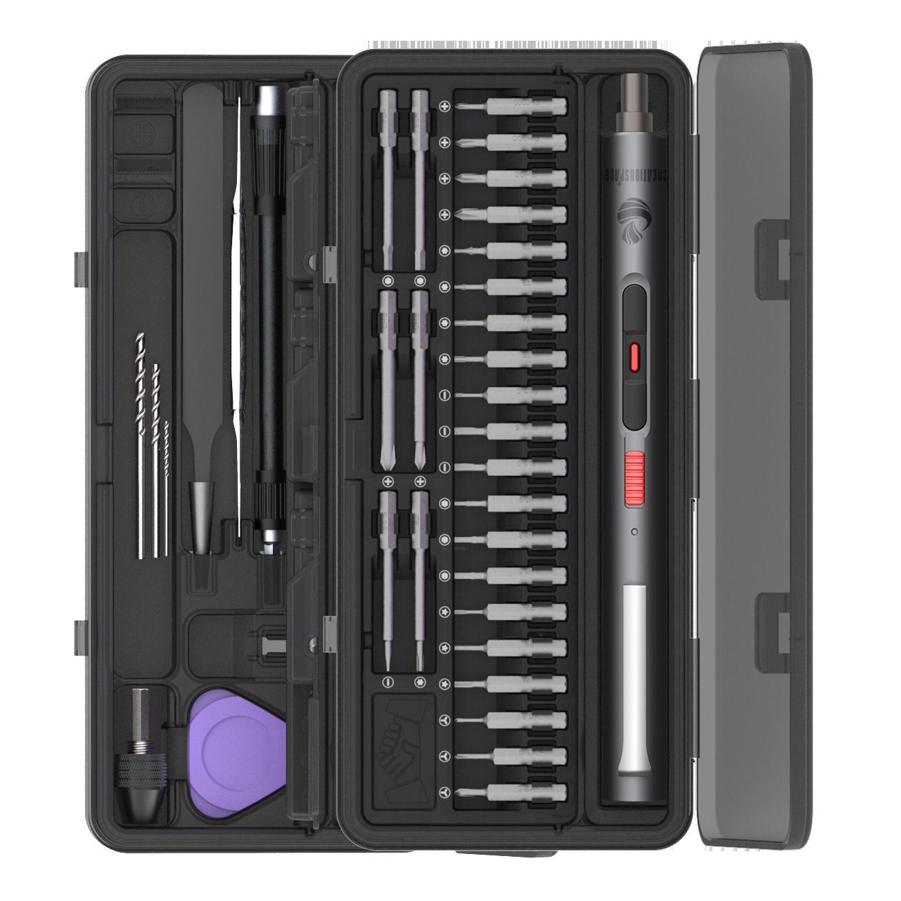 Mini Electric Screwdriver, Precision Screwdriver Set, USB-C Rechargeable, Compact Magnetic Tool for Phone, V1192-AZ-W-2751