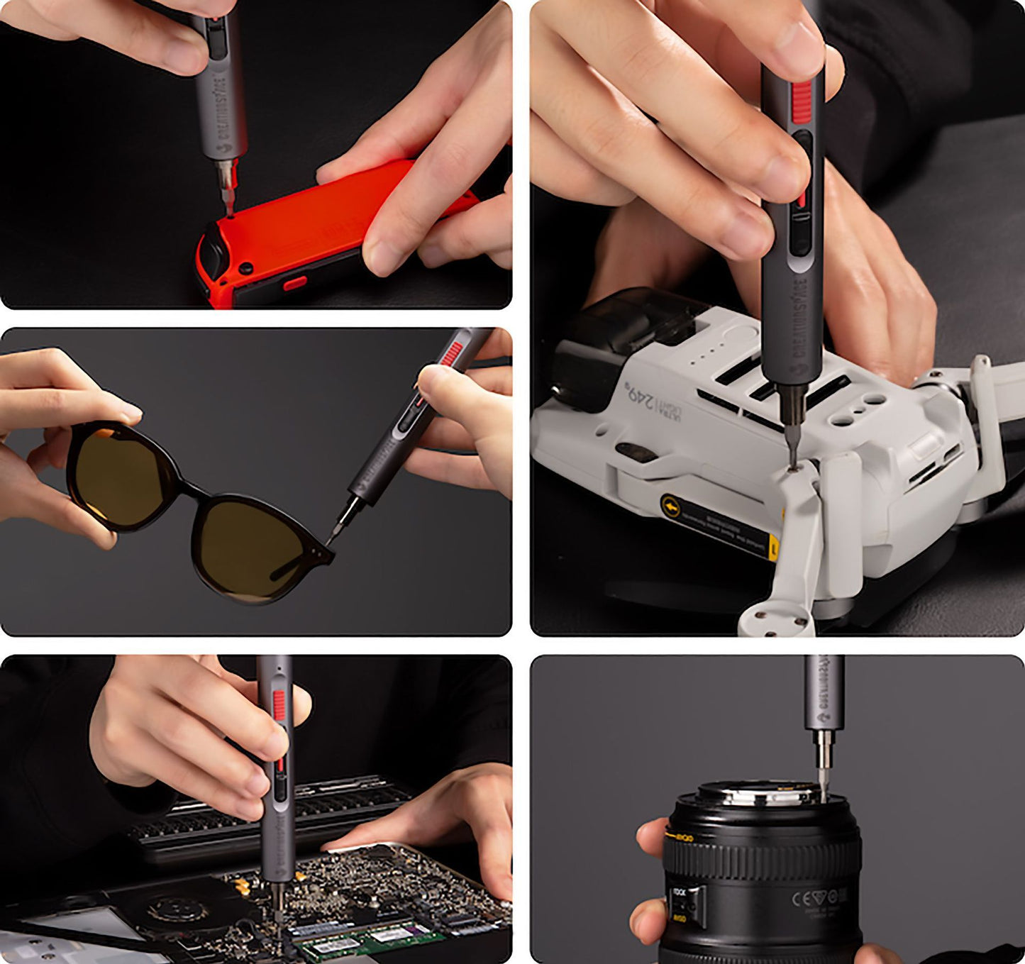 Mini Electric Screwdriver, Precision Screwdriver Set, USB-C Rechargeable, Compact Magnetic Tool for Phone, V1192-AZ-W-2751