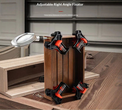 Corner Clamp for Woodworking - 90 degrees Multi-Angle Adjustable Spring Clamps (4Pcs) - Woodworking & Photo V1192-AZ-W-2763
