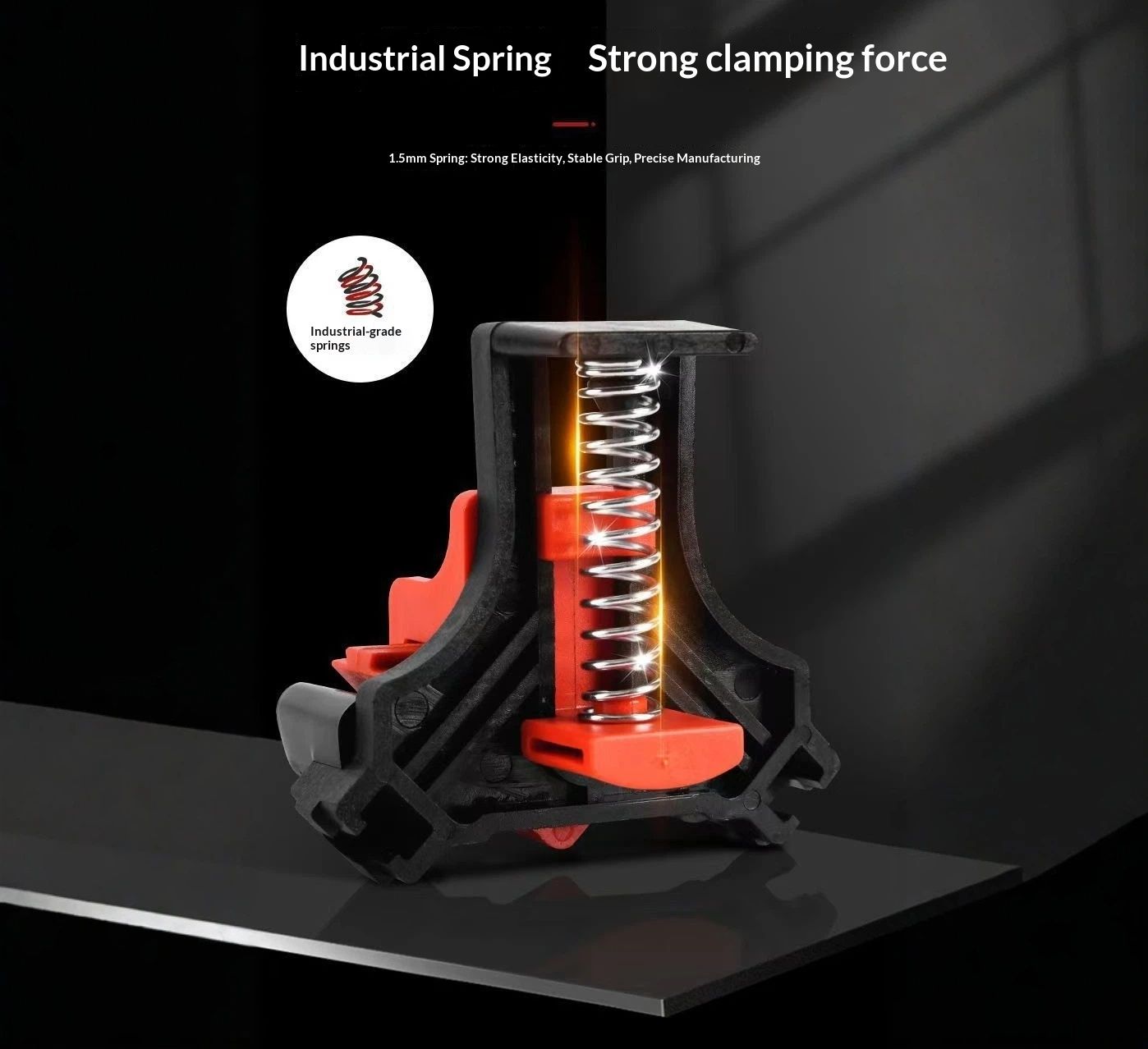 Corner Clamp for Woodworking - 90 degrees Multi-Angle Adjustable Spring Clamps (4Pcs) - Woodworking & Photo V1192-AZ-W-2763