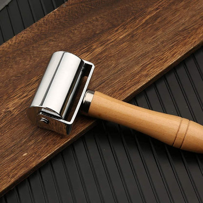 1Pcs 60mm Heavy Duty Leather Press Seam Roller , Leather Press Laminating Roller Edge Roller Leather Edge V1192-AZ-W-2767