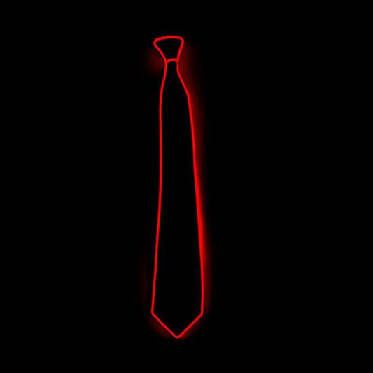 Led Tie Light Up Ties Novelty Necktie For Men LED Light Up Ties Costume Accessory Light Up Neckties(Red) V1192-AZ-W-2773