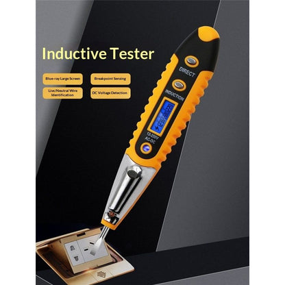 Test Screwdriver, Voltage Detector Pen Light Circuit Tester Electric Test Pen Screwdriver Contact Induction V1192-AZ-W-2780