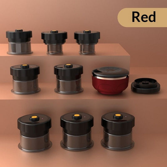 Smart Cupping Therapy Set - Cellulite Massager with 8 Massage Cups, Portable Electric Device for Enhanced V1192-AZ-W-2781