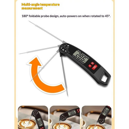 Digital Meat Thermometer - Fast Instant Read Food Thermometer, Waterproof Kitchen Thermometer with Backlight V1192-AZ-W-2800