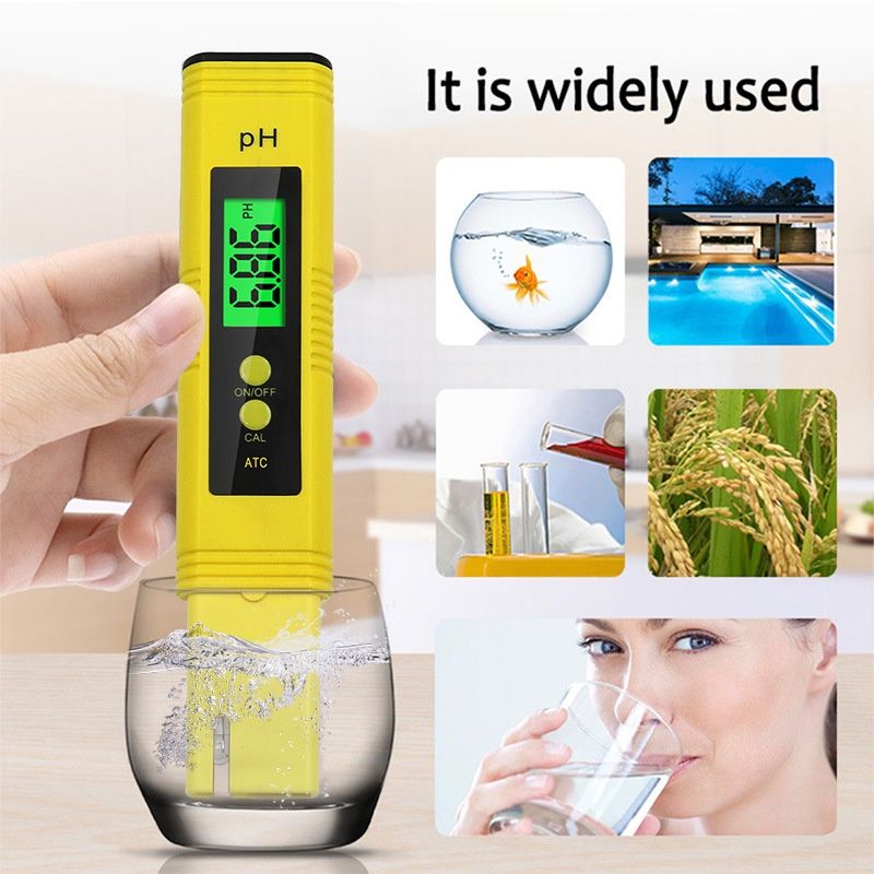 PH Meter, Digital PH Meter for Water, 0.01 High Accuracy PH Tester with 0-14 PH Measurement Range for V1192-AZ-W-2801