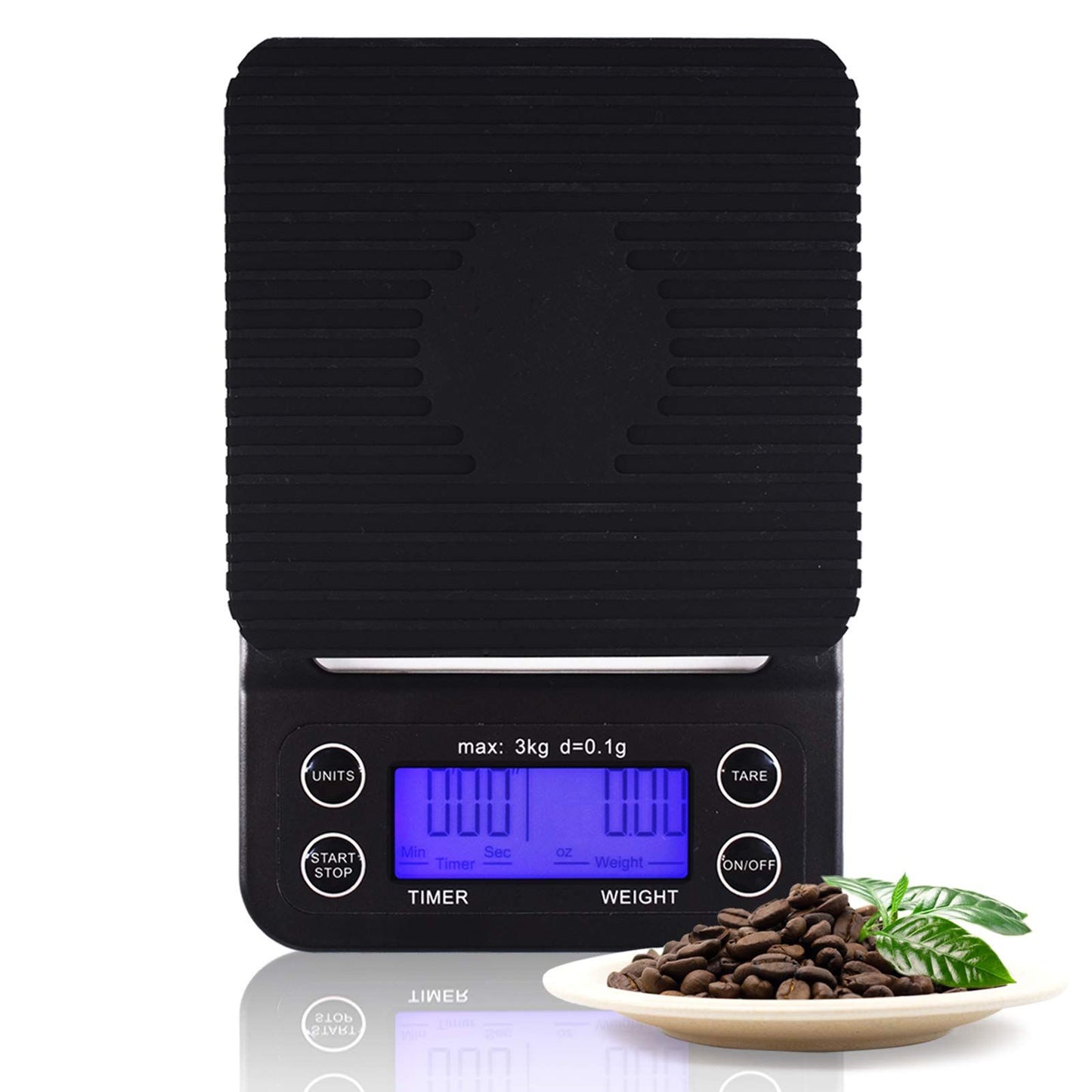 3KG electronic scaleCoffee Scale with Timer Small, Espresso Scale with Timer Small, Espresso Coffee Scale V1192-AZ-W-2802