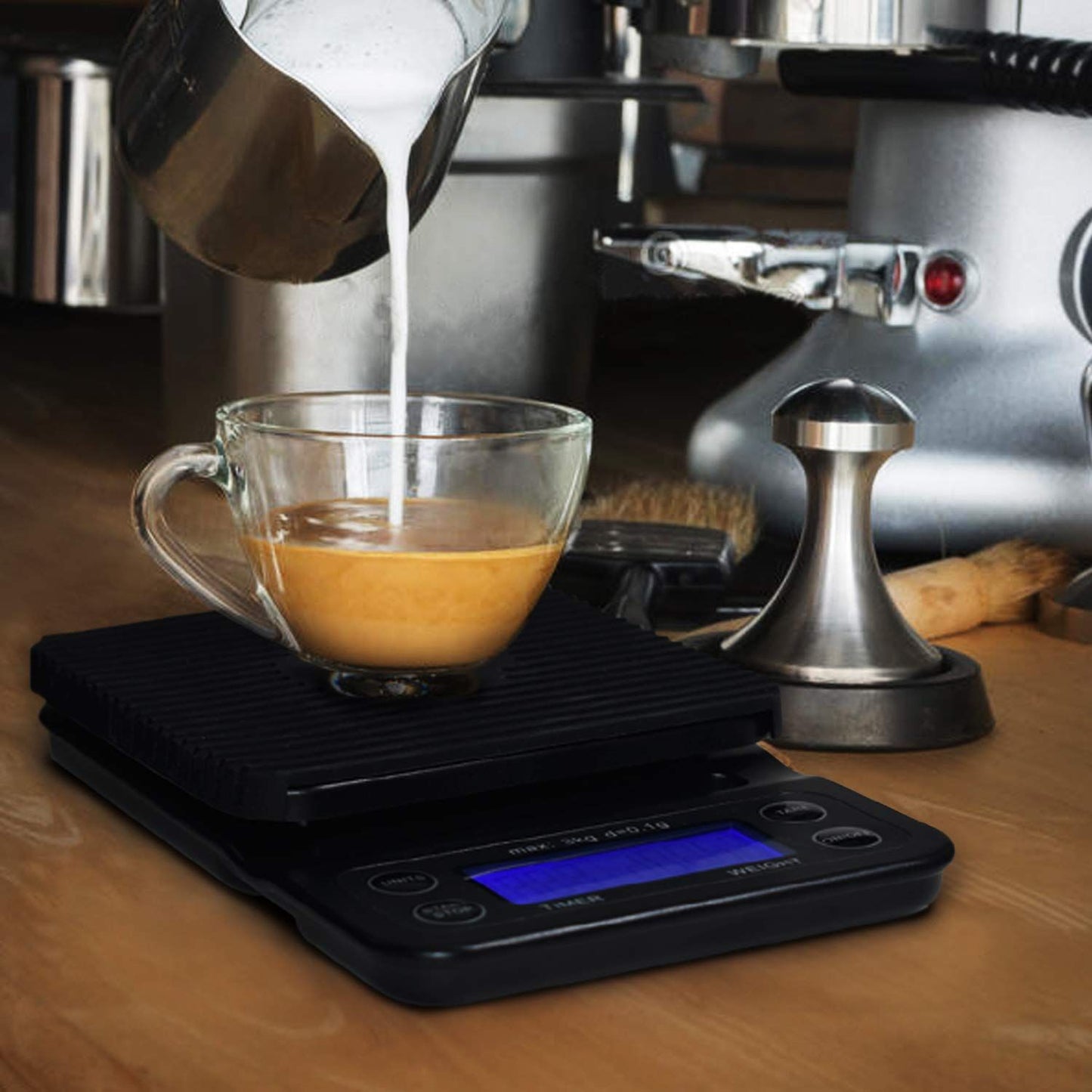 3KG electronic scaleCoffee Scale with Timer Small, Espresso Scale with Timer Small, Espresso Coffee Scale V1192-AZ-W-2802