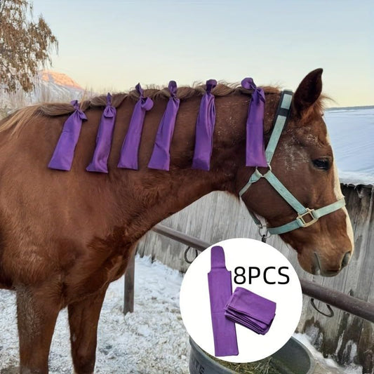 Protect Horse's Mane from Wind, Sun & Mud - Prevents Tangles, Rubbing Out and Breakage - Made with Nylon - V1192-AZ-W-2826
