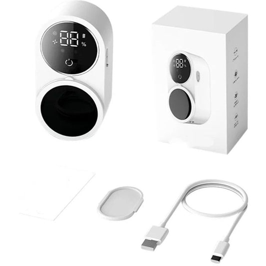 Toothbrush Cleaner & Toothbrush Holder, Cleaning and Air Drying, LED Smart Screen, Rechargeable Wall Mount V1192-AZ-W-2835