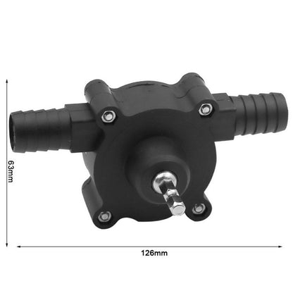 Hand Electric Drill Pump, Self-Priming Pump Electric Drill Small Household Home Water Transfer Pumps Black V1192-AZ-W-2845