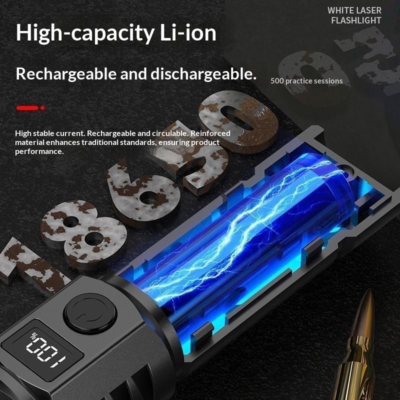Rechargeable Flashlights High Lumens, LED Flashlight , Super Bright High Powered Flashlights, Powerful V1192-AZ-W-2852