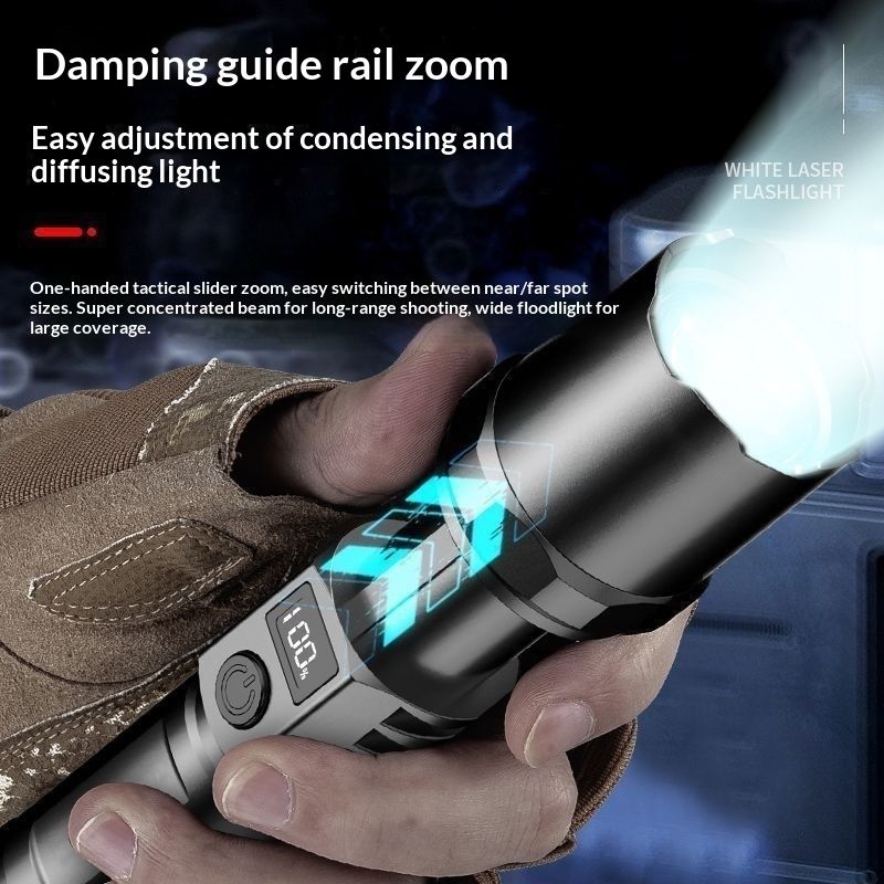 Rechargeable Flashlights High Lumens, LED Flashlight , Super Bright High Powered Flashlights, Powerful V1192-AZ-W-2852