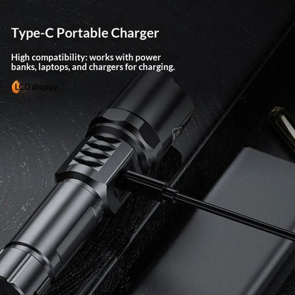 Rechargeable Flashlights High Lumens, LED Flashlight , Super Bright High Powered Flashlights, Powerful V1192-AZ-W-2852