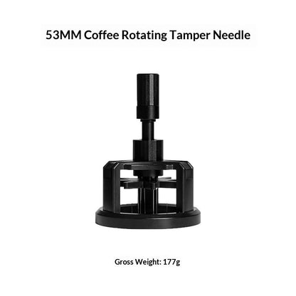 WDT Tool Espresso 53mm, 10 Needle Espresso Stirrer Distribution Tool for Barista, Adjustable Depth Espresso V1192-AZ-W-2861
