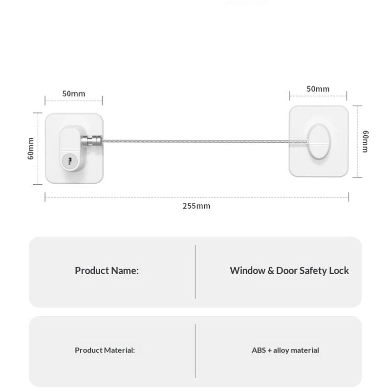 Locks for Refrigerator, 4 Pack Fridge Lock with Keys, Lock for a Fridge,White Refrigerator Lock(white) V1192-AZ-W-2862