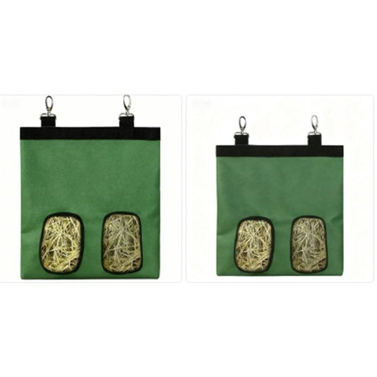 2pcs Rabbit Hay Feeder Bag Guinea Pigs Hanging Hay Rack Manger Holder Dispenser Small Animal Feeder Storage V1192-AZ-W-2866