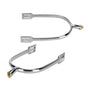 Horse Spurs, Zinc Alloy Material Erosion Spurs Spurs with Rotatable Copper Riding Horse Accessory Exquisite V1192-AZ-W-2872