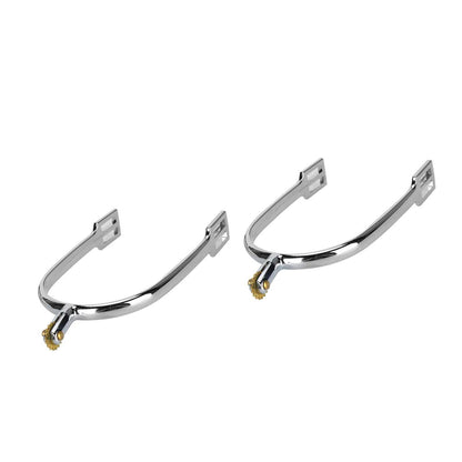 Horse Spurs, Zinc Alloy Material Erosion Spurs Spurs with Rotatable Copper Riding Horse Accessory Exquisite V1192-AZ-W-2872