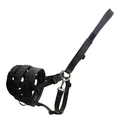 Durable Ventilated Grazing Muzzle with Attached Breakaway Halter - Lightweight Horse Muzzle, Supports Natural V1192-AZ-W-2873