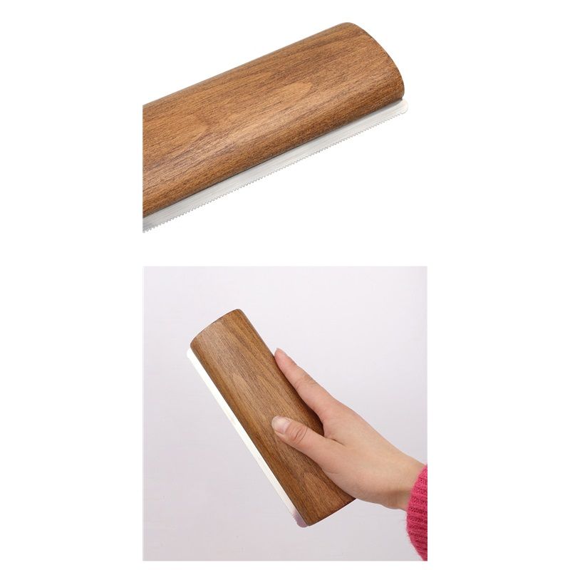 Original Deshedding Grooming Tools for Horse, Cats & Dogs Easy Ergonomic Wooden Handle Professional Brush V1192-AZ-W-2875
