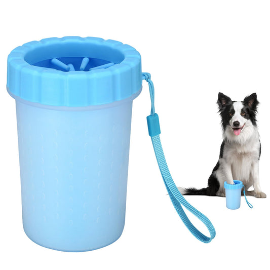 Portable Dog Paw Washer/Paw Cleaner,Reusable Washer & Cleaner Cup | Keeps Fur Paw Clean Blue 9*11cm V1192-AZ-W-2881