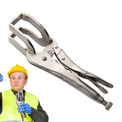 10" LOCKING PLIERS & WELDING CLAMP, Locking Pliers Vise Tools Quick-Lock Release For Easy Removal Clamping V1192-AZ-W-2889