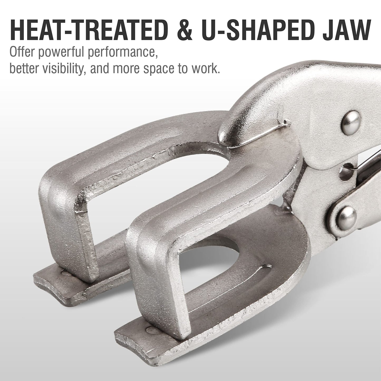 10" LOCKING PLIERS & WELDING CLAMP, Locking Pliers Vise Tools Quick-Lock Release For Easy Removal Clamping V1192-AZ-W-2889