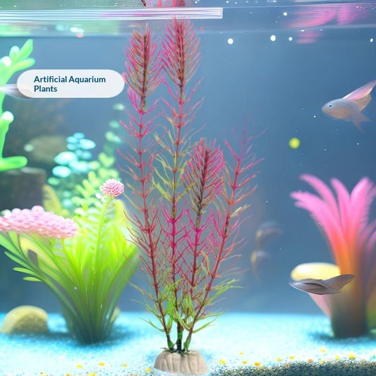 3 pack Aquarium Decor Fish Tank Decoration Ornament Artificial Plastic Plant Green 27cm Pink/Purple/green, V1192-AZ-W-2893