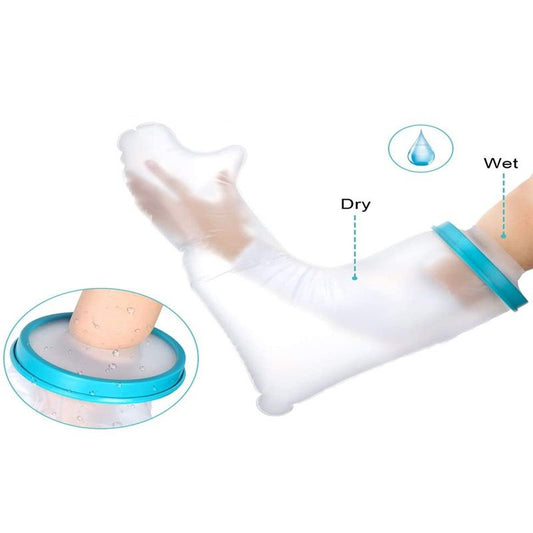 Waterproof Cast Cover Arm Adult, Soft Comfortable Cast Protector for Shower, Reusable Elastic Cast Bag for V1192-AZ-W-2898