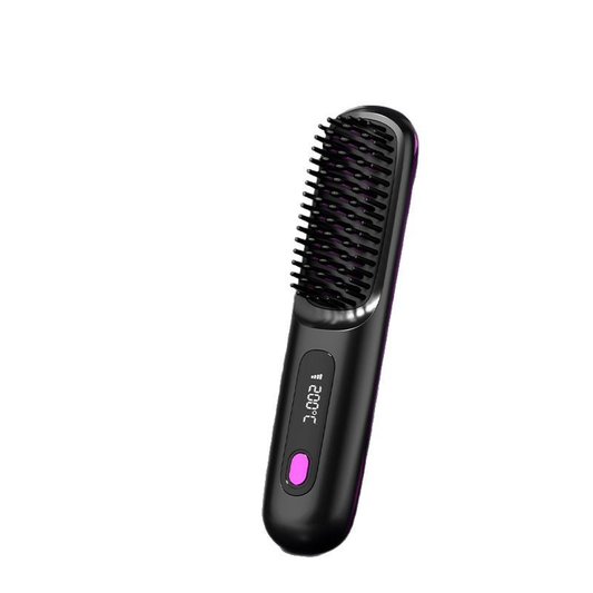 Hair Straightener - Cordless Comb with Negative Ion, Fast Heating & Portable Travel Design, Rechargeable V1192-AZ-W-2908