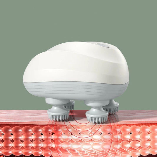 Electric Scalp Massager, Head Massager with 4 Massage Heads, Back and Scalp Massager Relieving Tight V1192-AZ-W-2913