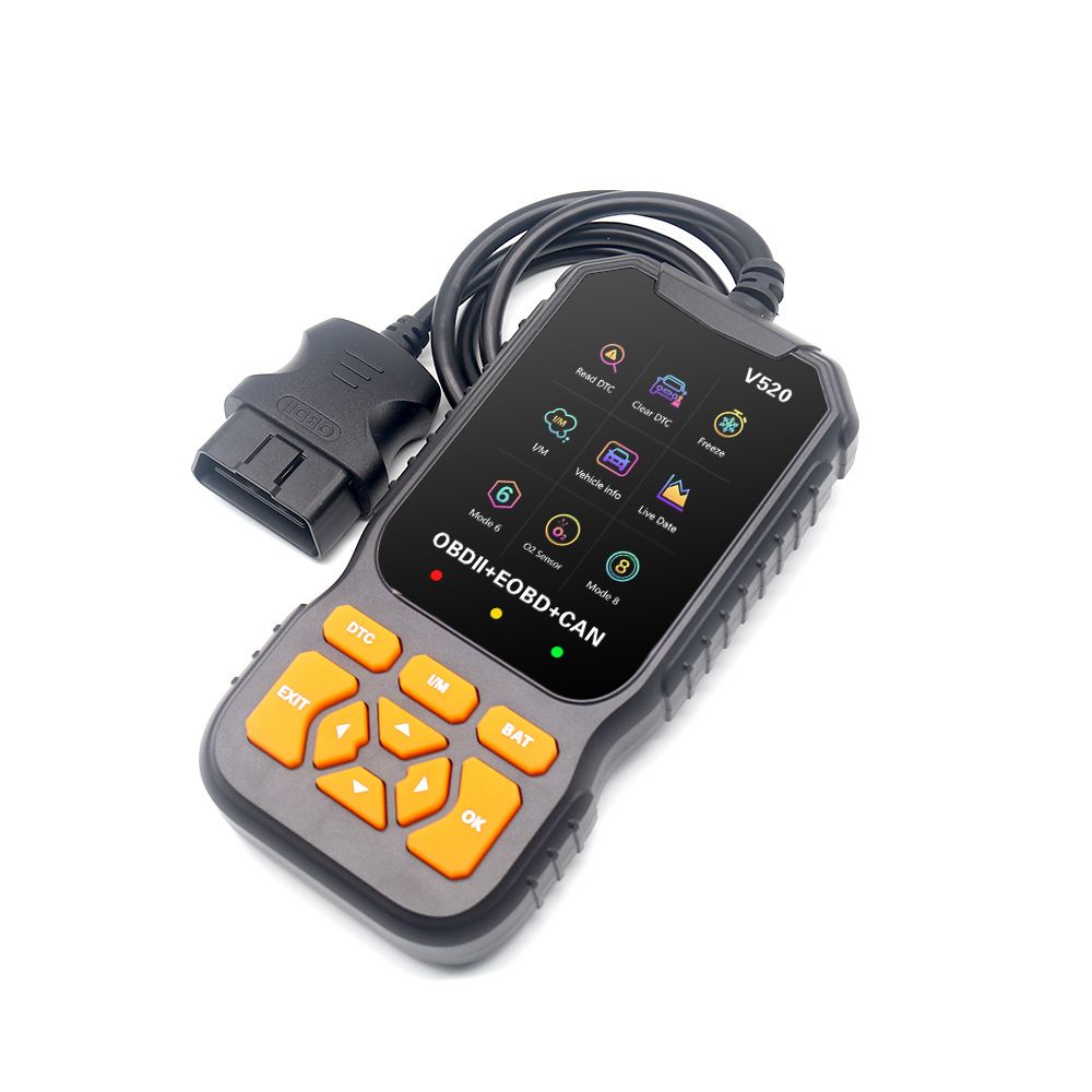 Professional OBD2 Car Scanner Diagnostic Tool, Enhanced V520 Vehicle OBDII/EOBD Check Engine with Read/Erase V1192-AZ-W-2924