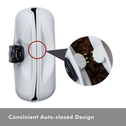 2 pack Silicone Dog Treat Pouch,Clip on Portable Train Container,Convenient Magnetic Buckle V1192-AZ-W-2949